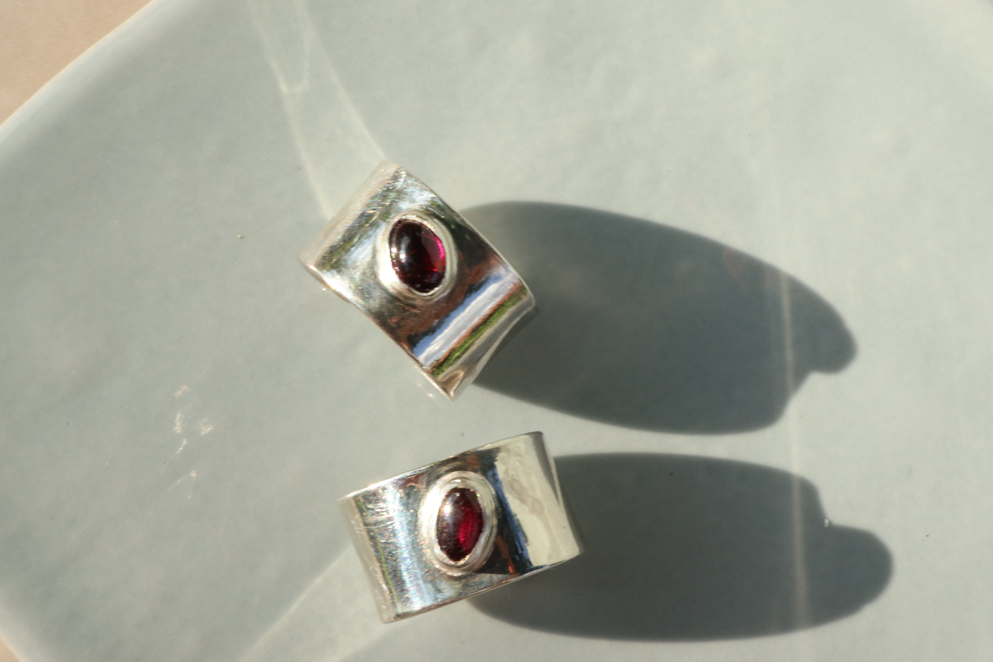 Garnet Toe Ring