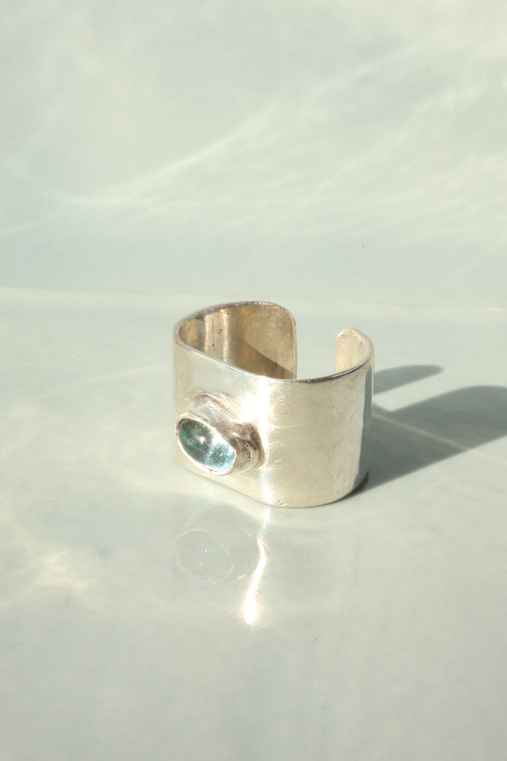 Blue Topaz Toe Ring