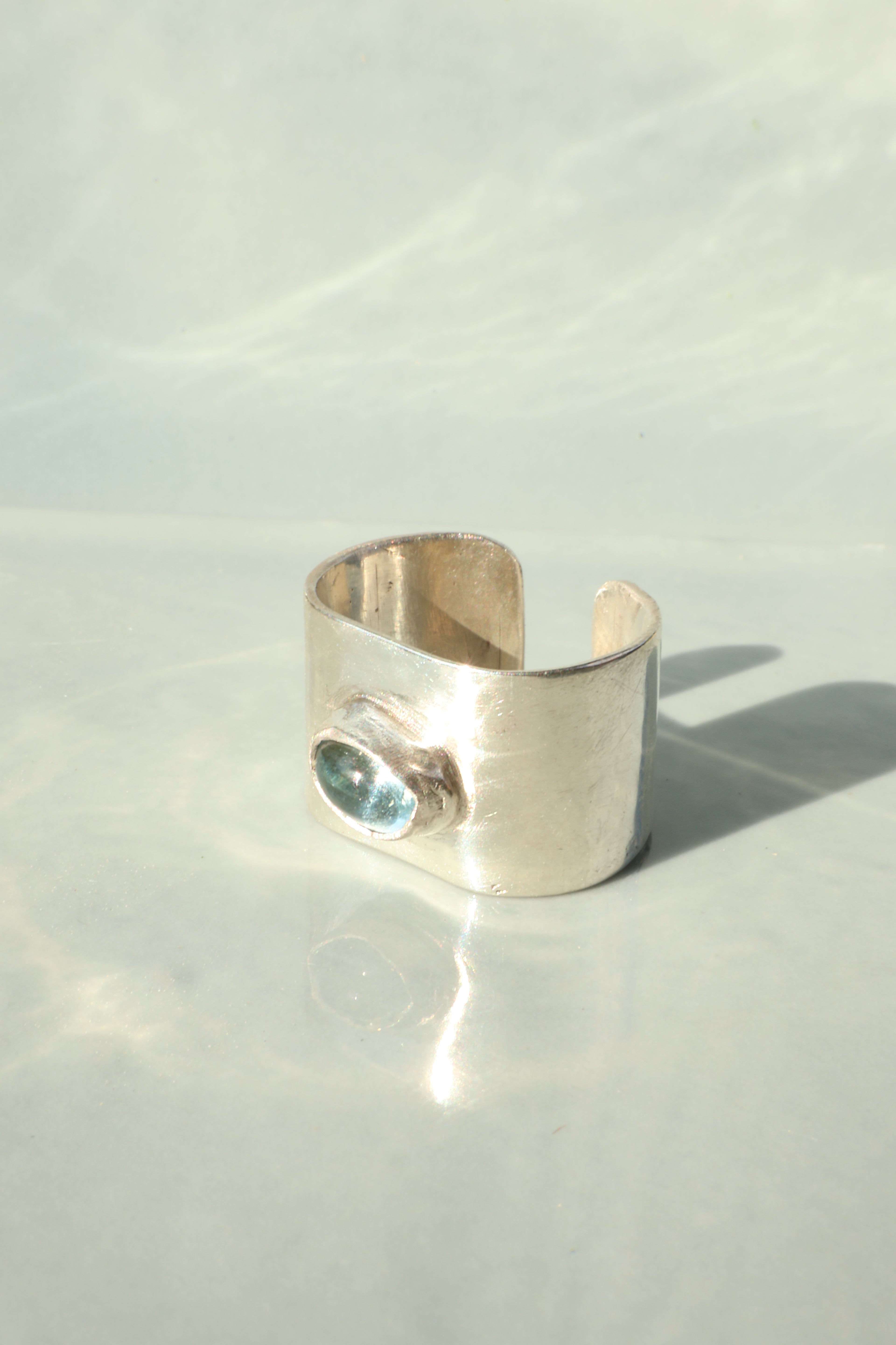 Blue Topaz Toe Ring