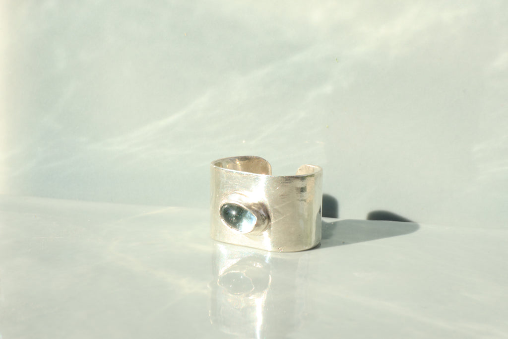 Blue Topaz Toe Ring