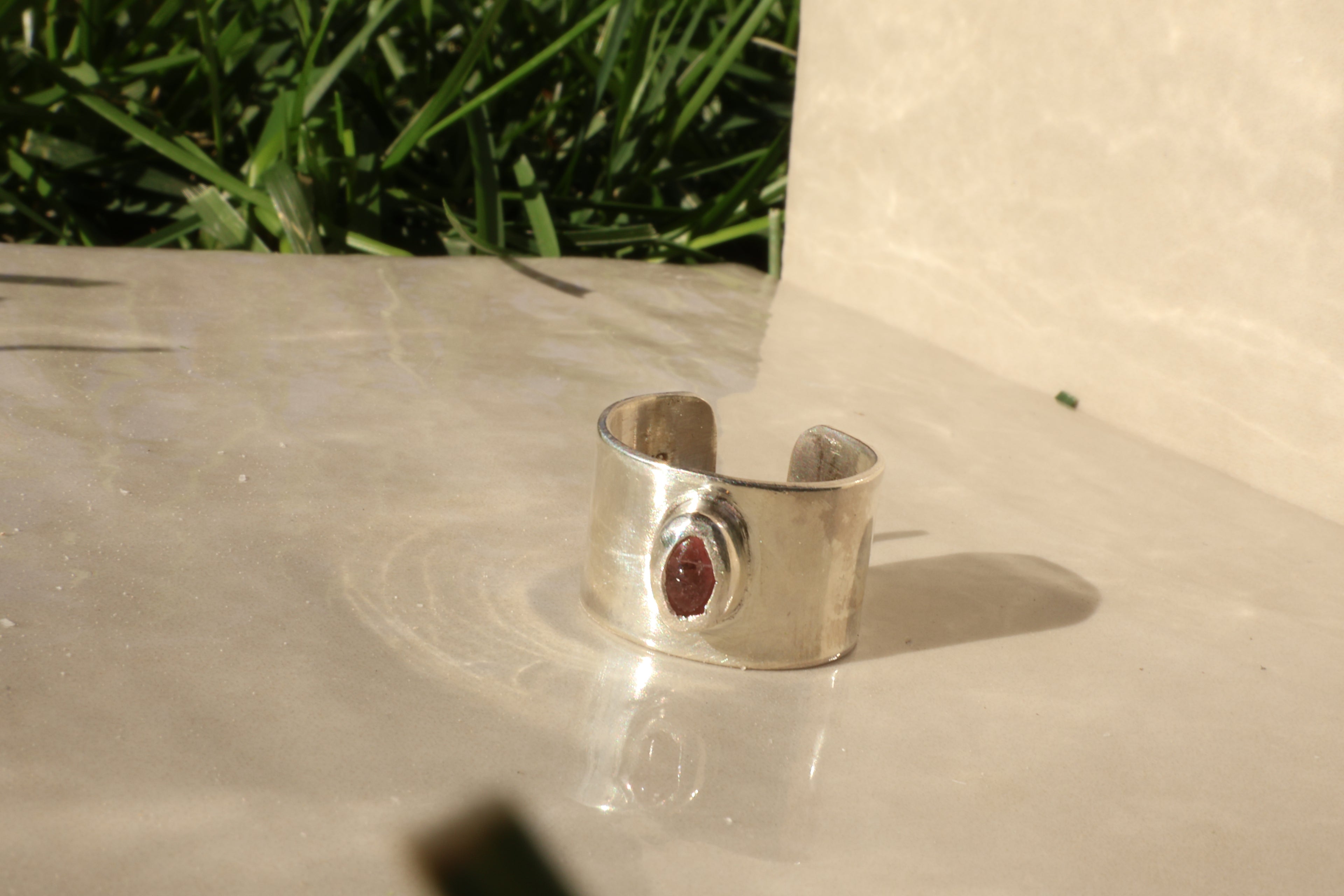 Pink Tourmaline Toe Ring