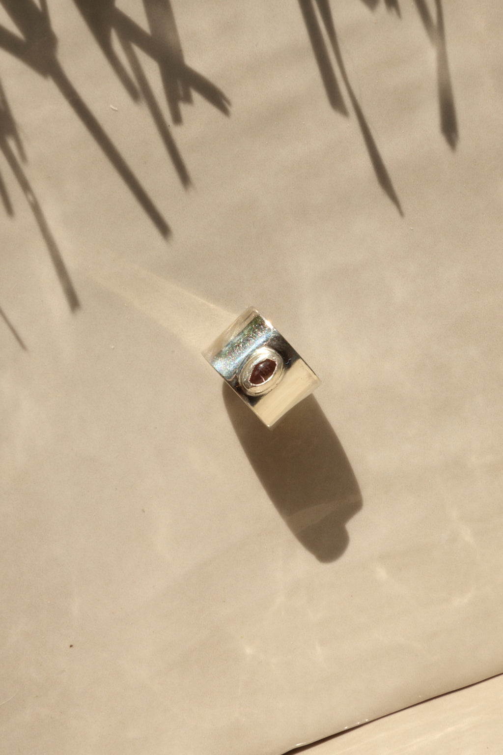 Pink Tourmaline Toe Ring
