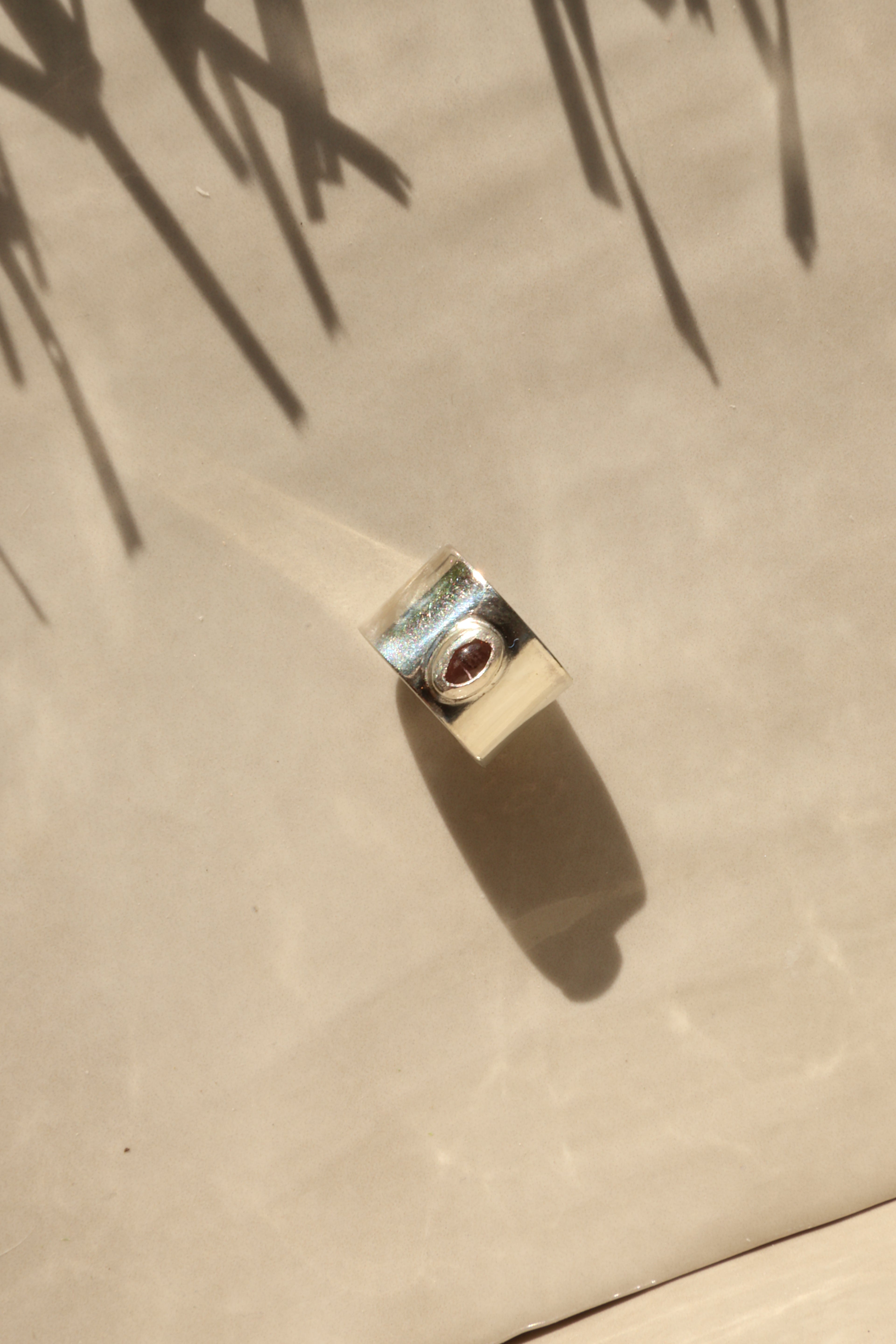 Pink Tourmaline Toe Ring